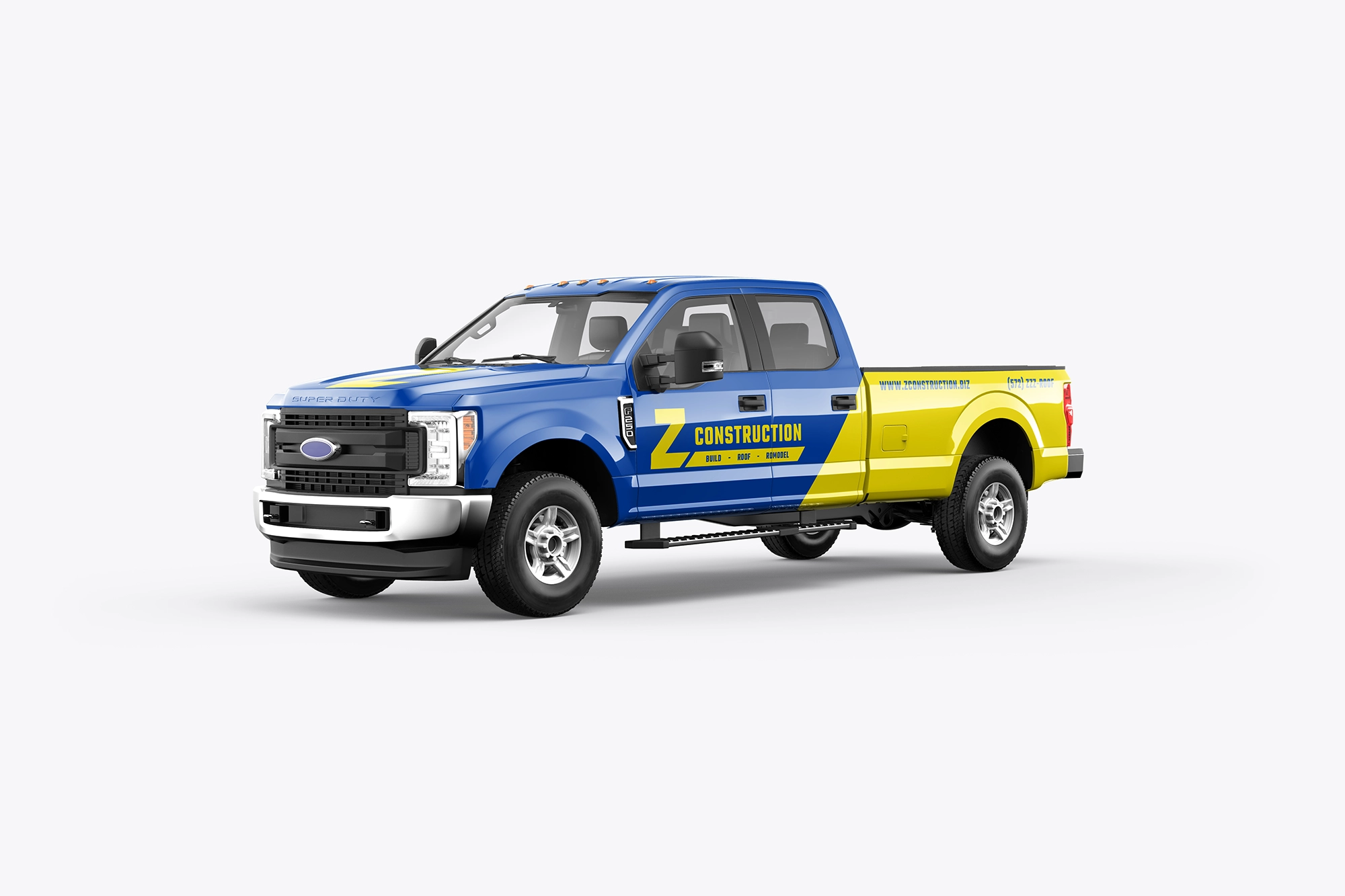 Z Construction Vehicle Wrap