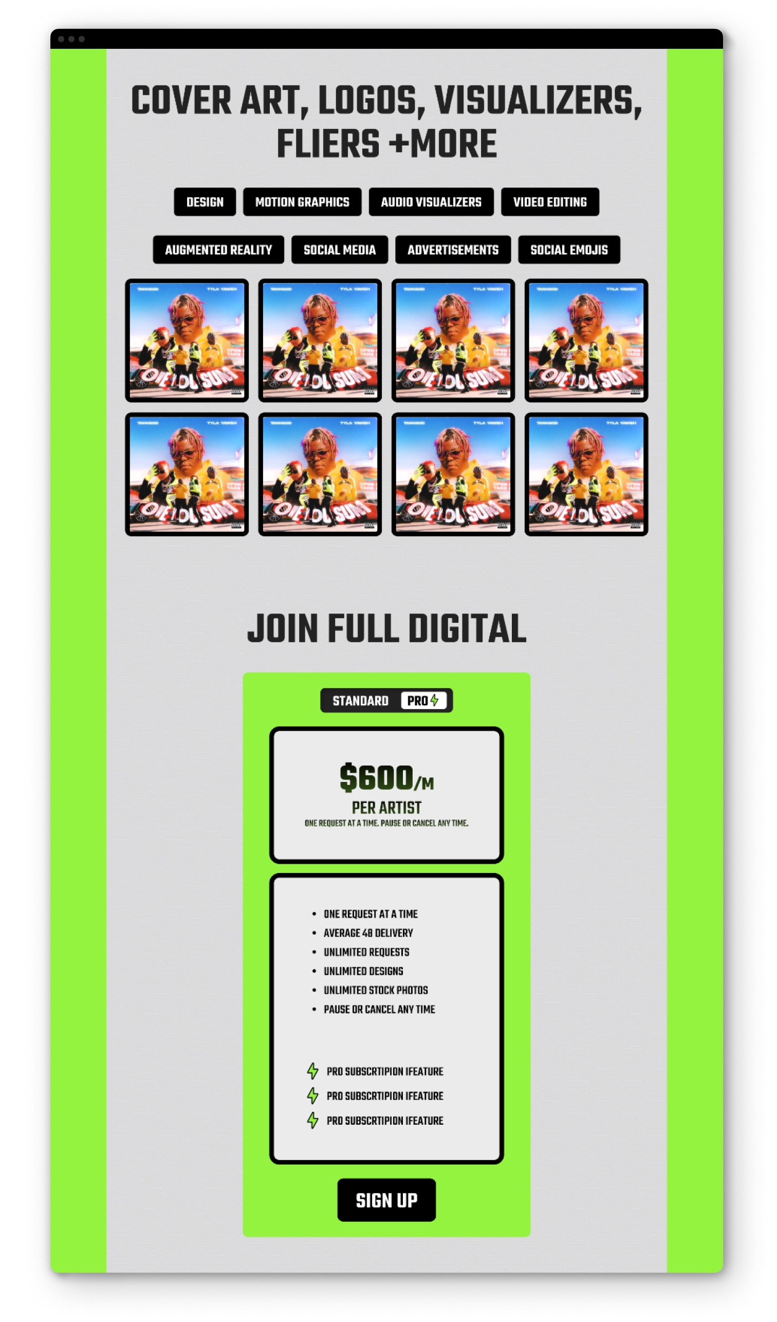 Full Digital Webflow Site
