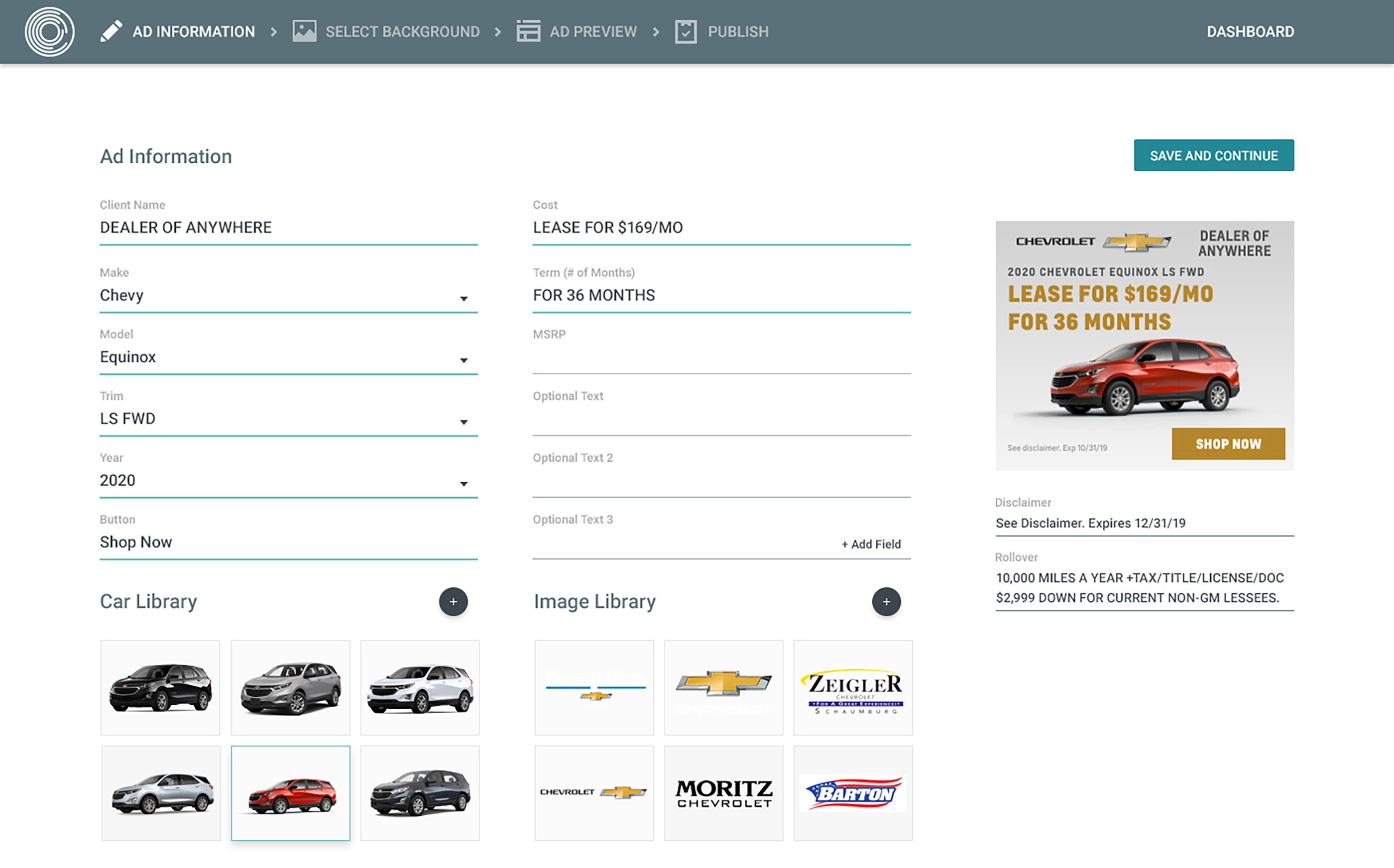 L2T Media Ad Builder Info