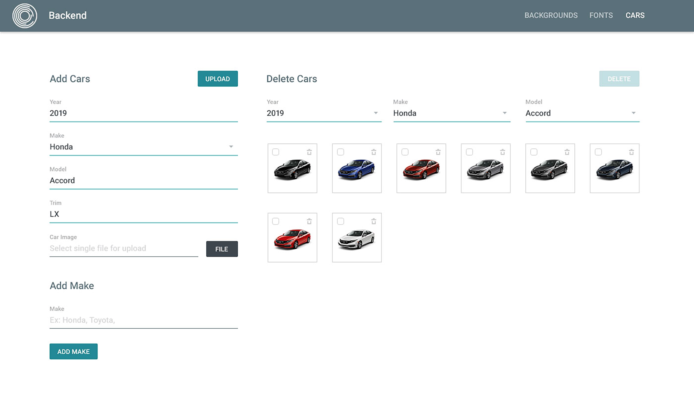 L2T Media Ad Builder Cars