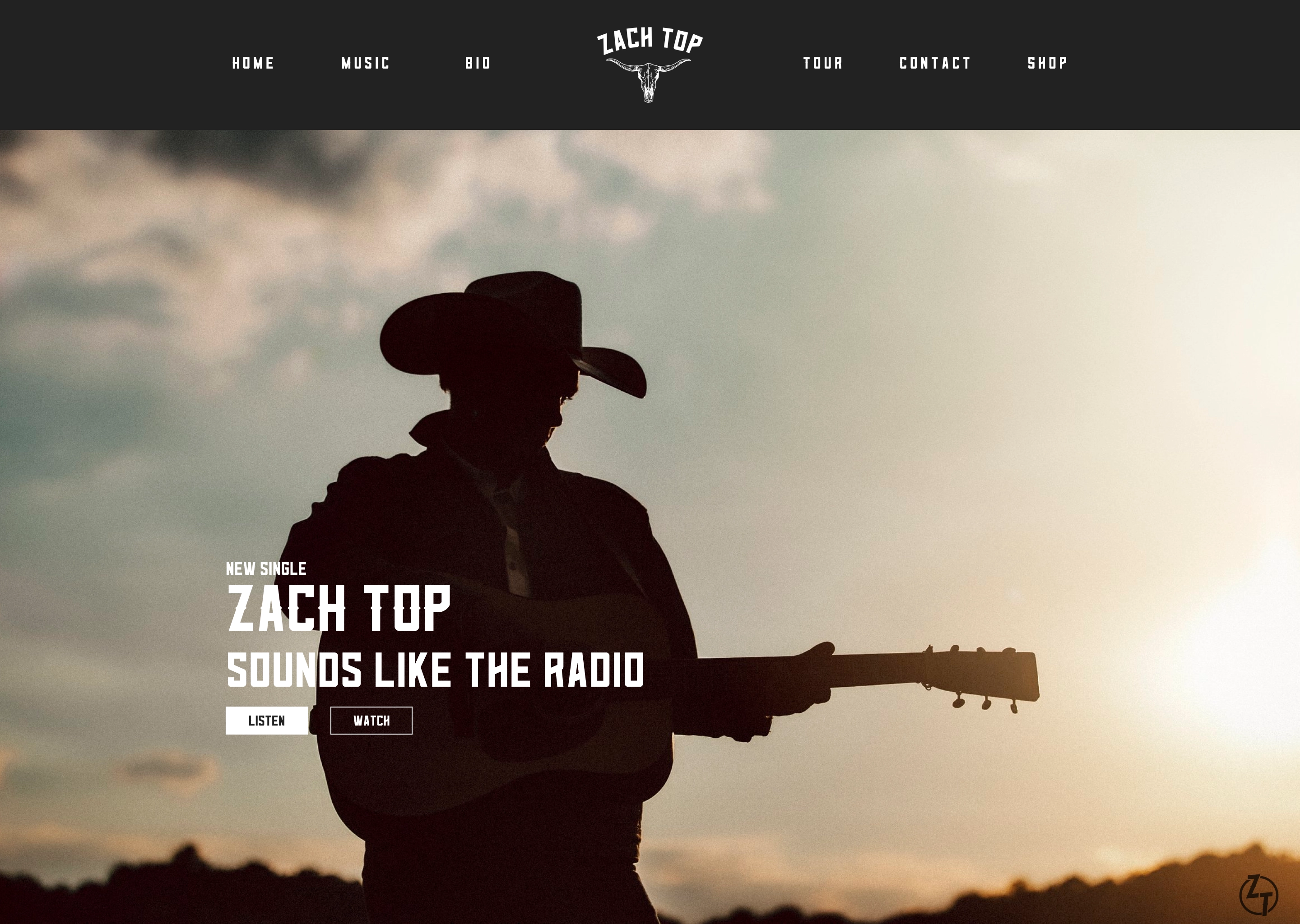 Zachtop.com Website Home